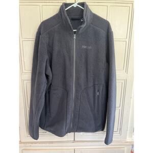 Marmot size XL men’s gray fleece zip up jacket
